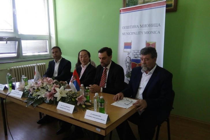 Boban Janković, Masahiro Suga, Zoran Mihailovič i Aleksandar Mišić