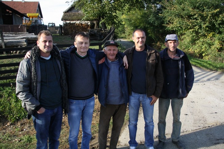 Glišić sa meštanima Stublenice