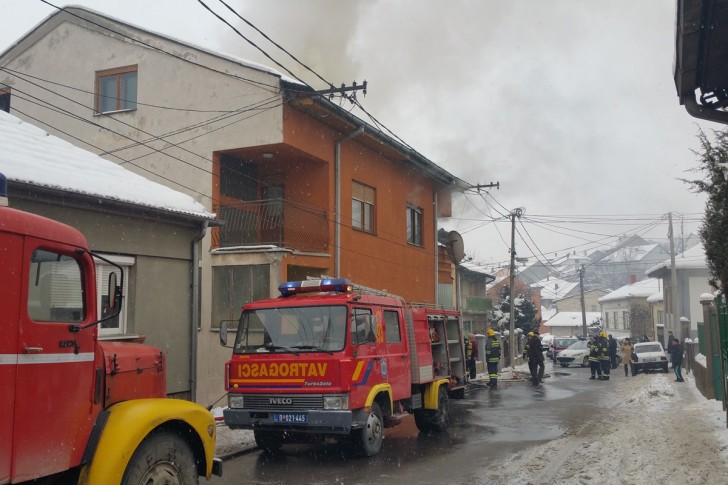 Požar u Ulici Milovana Glišića