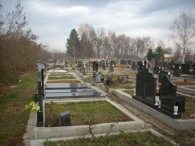 Groblje kojim gazduje Vidrak na Boričevcu
