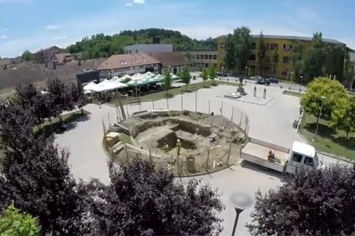 Radovi na fontani