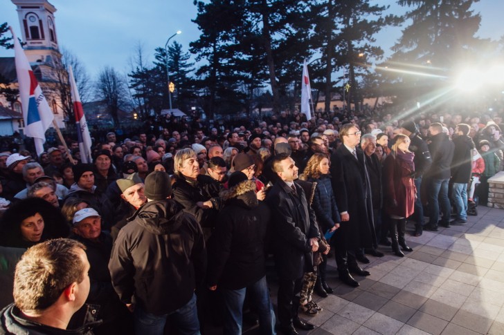 Predizborni skup SNS u Mionici