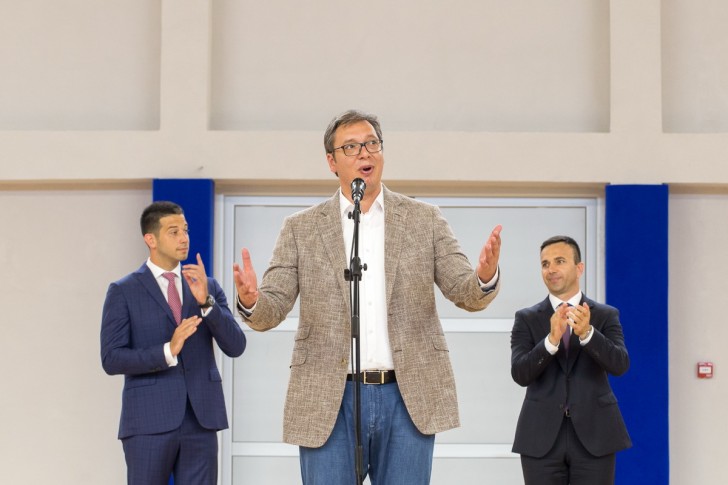 Aleksandar Vučič, Vanja Udovičić i Boban Janković