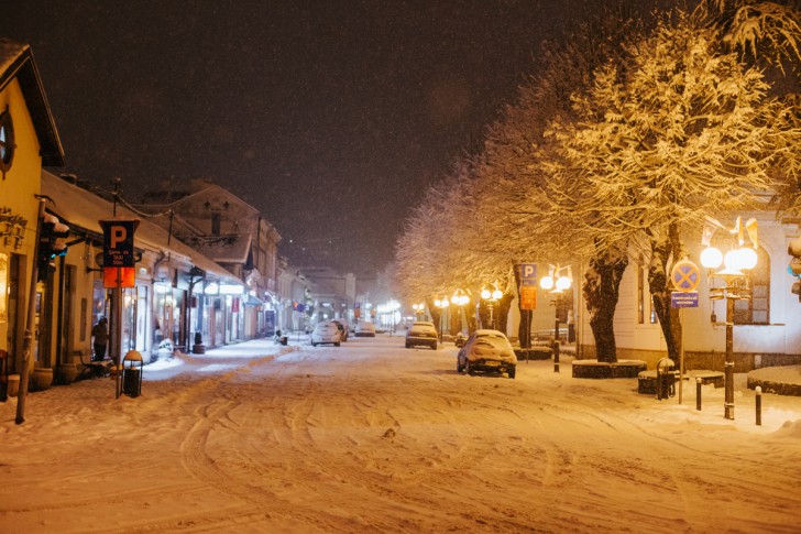 Čika Ljubina kod muzeja, 10. januar oko 23h