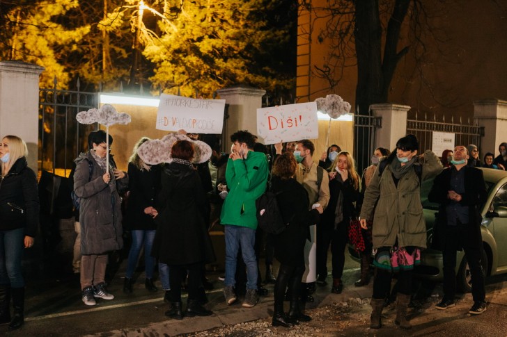 Sa otvaranja izložbe Borba za vazduh