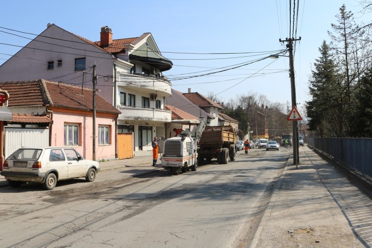 Radovi u Ulici vojvode Mišića