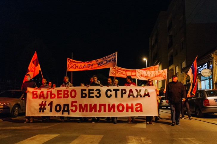 Protest Valjevo bez straha - #1 od 5 miliona