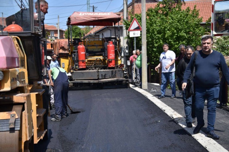 Slobodan Gvozdenović obilazi radove (april 2019.)