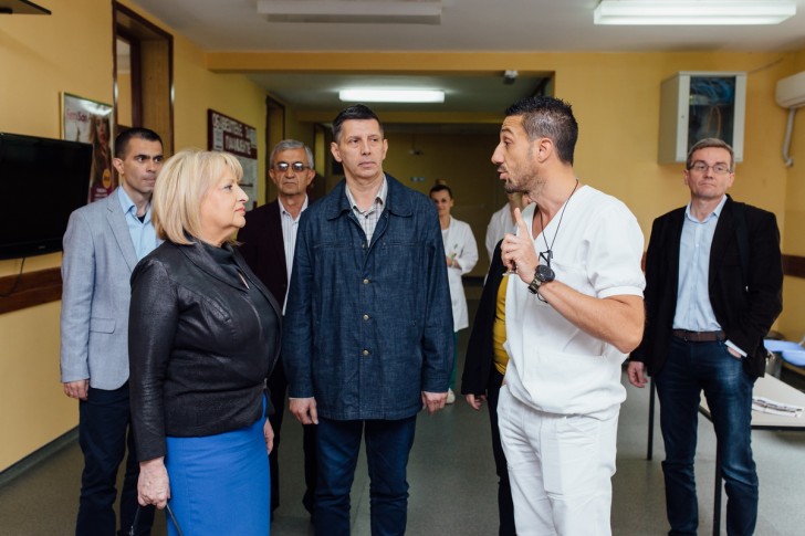 Slavca Đukić Dejanović u Domu zdravlja