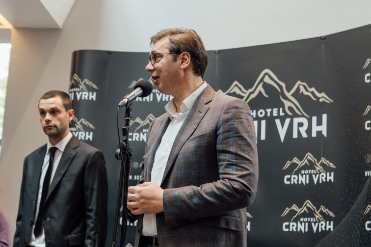 Jovan Teodosić i Aleksandar Vučić