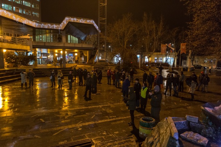 Protest u okviru akcije Borba za čist vazduh
