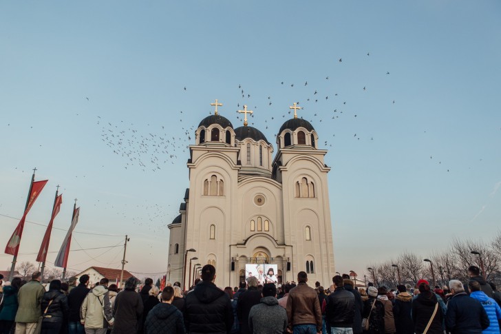 Moleban i litija u Valjevu podrška narodu u Crnoj Gori