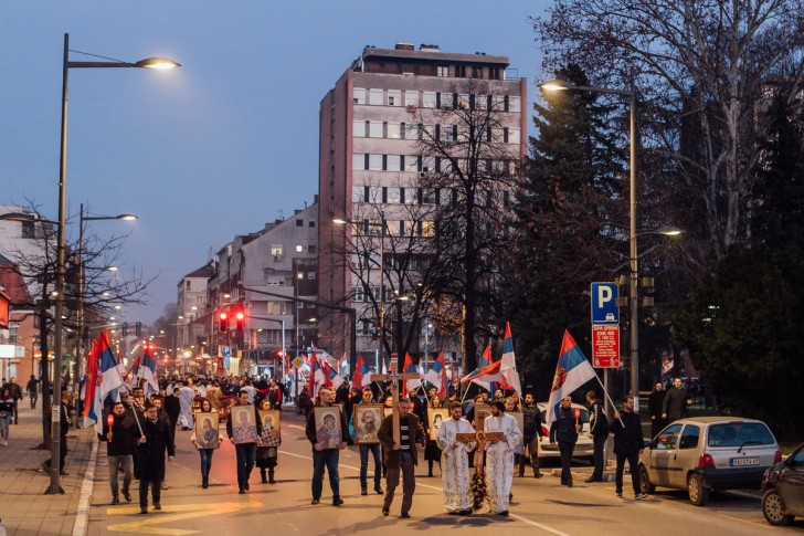 Moleban i litija u Valjevu podrška narodu u Crnoj Gori