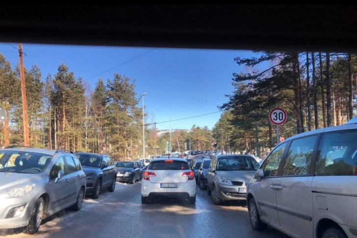 Saobraćajni kolaps na Divčibarama