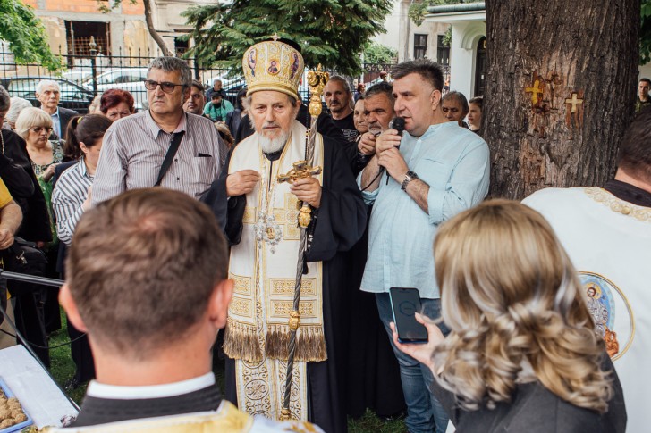 Episkop Lavrentije i gradonačelnik Gvozdenović