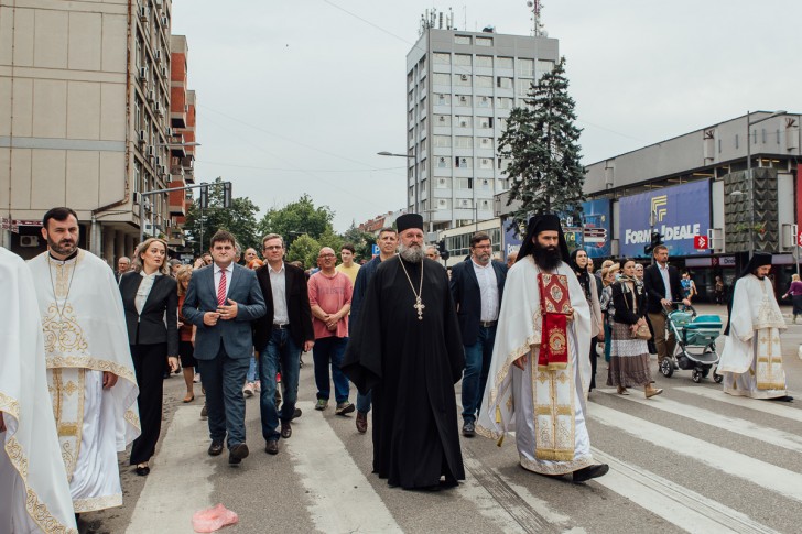 Slava Valjeva Druge Trojice - litija 