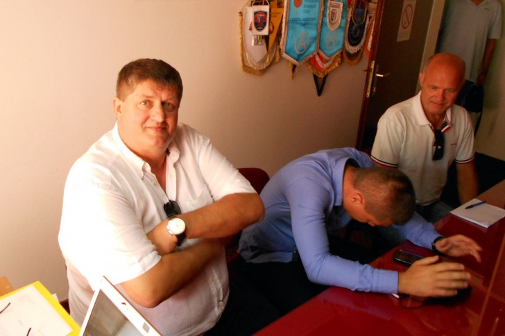 Roman Lisac u prostorijama KK Metalac