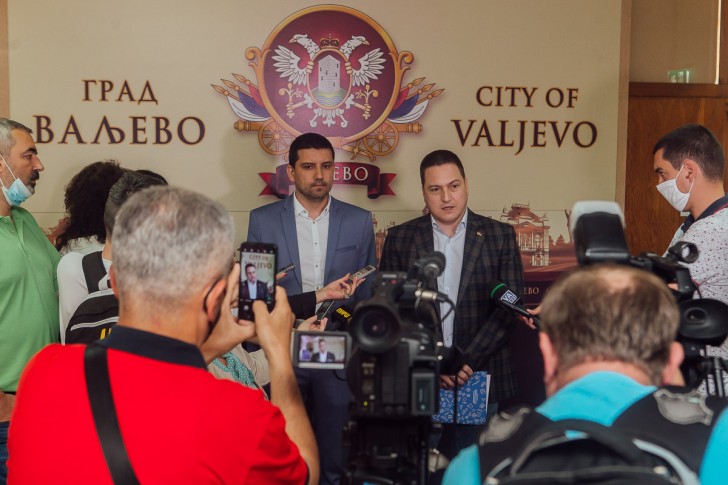 Konferencija za novinare (Gojković i Ružić)