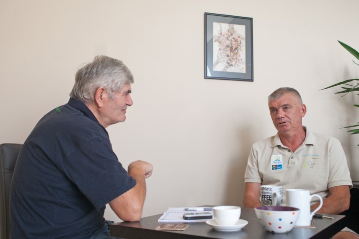 Branko Vićentijević i Mihailo Poček u Kolubarskim.rs