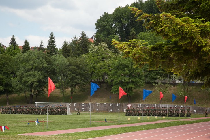 Defile učesnika
