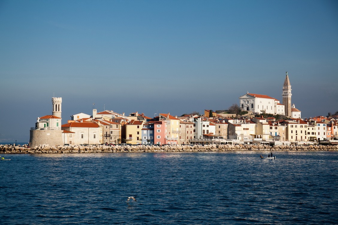 Piran, pogled sa mora