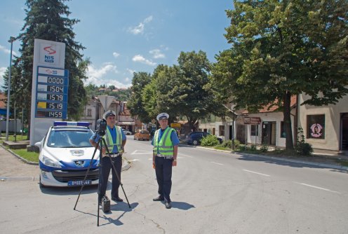 Patrola saobraćajne policije (foto: Đorđe Đoković)