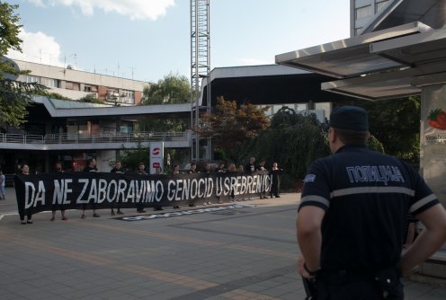 Protest na trgu (foto: Đorđe Đoković)