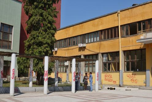 Plato ispred Centra za kulturu (foto: Đorđe Đoković)