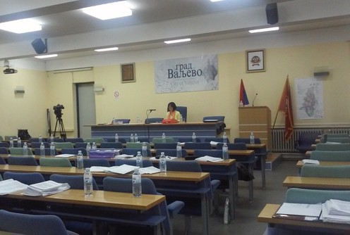 Slavica Panteluić Cupać na mestu predsednika (foto: Kolubarske.rs)