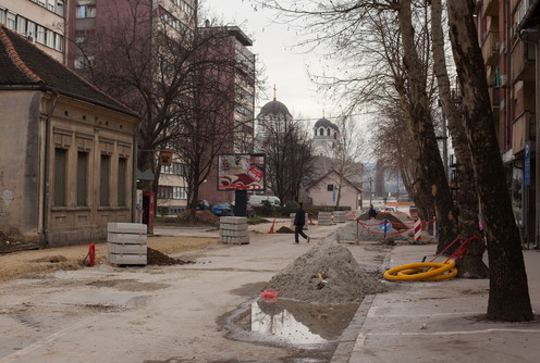 Radovi u Sinđelićevoj (foto: Đorđe Đoković)