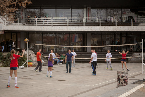 Dan više za odbojku na Gradskom trgu (foto: Đorđe Đoković)