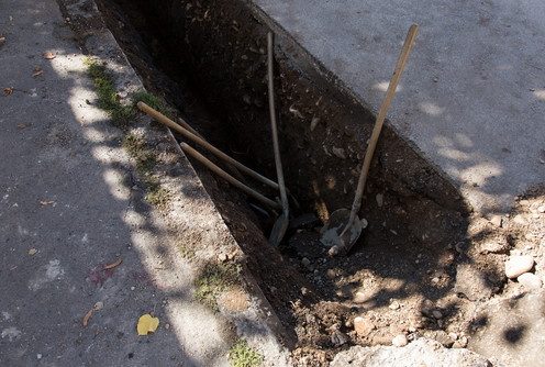 Radovi na vodovodnoj mreži (foto: Đorđe Đoković)