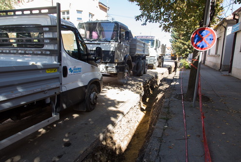 Radovi u Dušanovoj (foto: Đorđe Đoković)