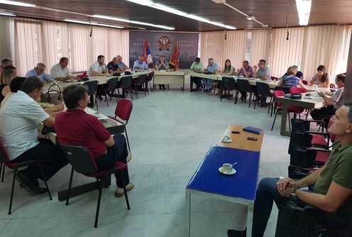 Sednica Štaba za vanredne situacije (foto: www.valjevo.rs)