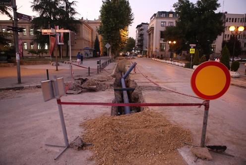 Radovi u Ulici Vuka Karadžića (foto: Đorđe Đoković)