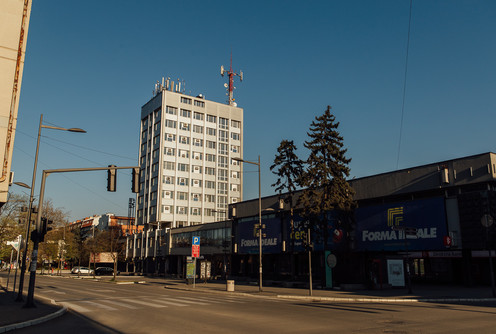 Valjevo, policijski čas (april 2020.) (foto: Đorđe Đoković)