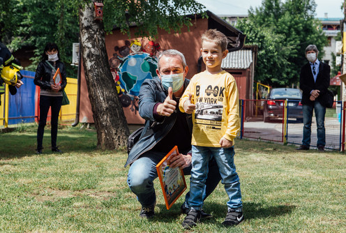 Zahvalnica vrtića herojima (foto: DjordjeDjokovic)