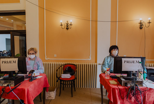 Vakcinacija u Grand hotelu (foto: Đorđe Đoković)