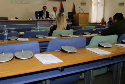 Elektronski sistem u Skupštini Valjeva (foto: Kolubarske.rs)