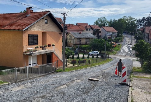 Radovi u Durmitorskoj ulici (foto: Kolubarske.rs)
