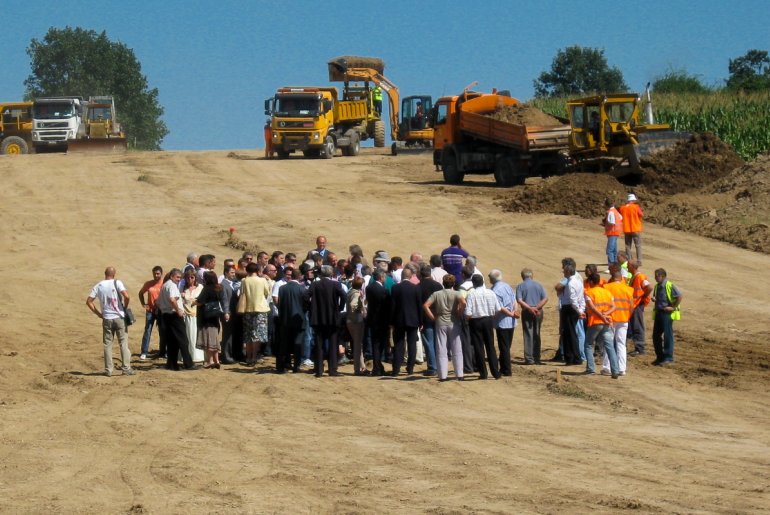 Početak radova u Nepričavi, jul 2010. (foto: Darija Ranković)