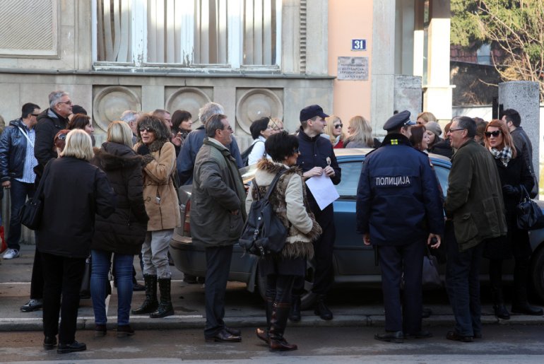 Štrajk prosvetara (foto: Đorđe Đoković)