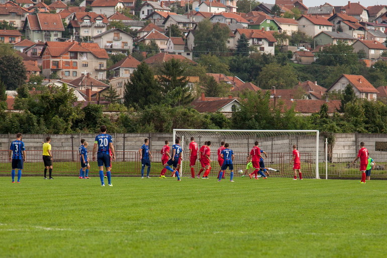 Prvi gol fudbalera Smedereva iz slobodnog udarca (foto: Đorđe Đoković)
