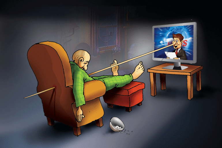 Pinokiozacija (karikatura Dušan Arsenić)