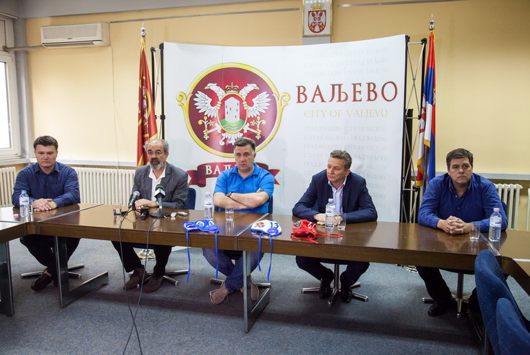 Gradonačelnik Valjeva primio vaterpoliste (foto: Đorđe Đoković)