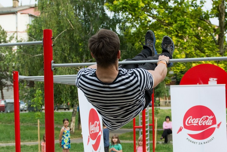 Coca Cola teretana na otvorenom (foto: Coca Cola)