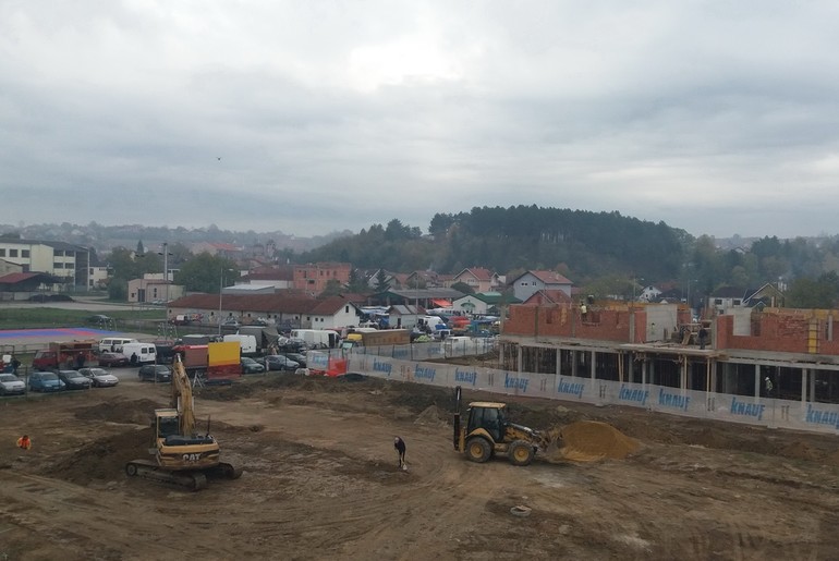 Radovi na novom parku (foto: Dragana Nedeljković)