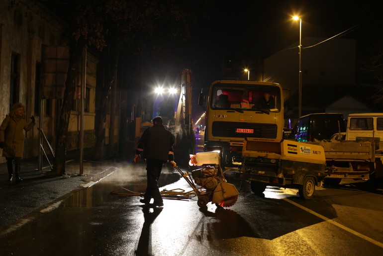Havarija u Pantićevoj ulici (foto: Đorđe Đoković)