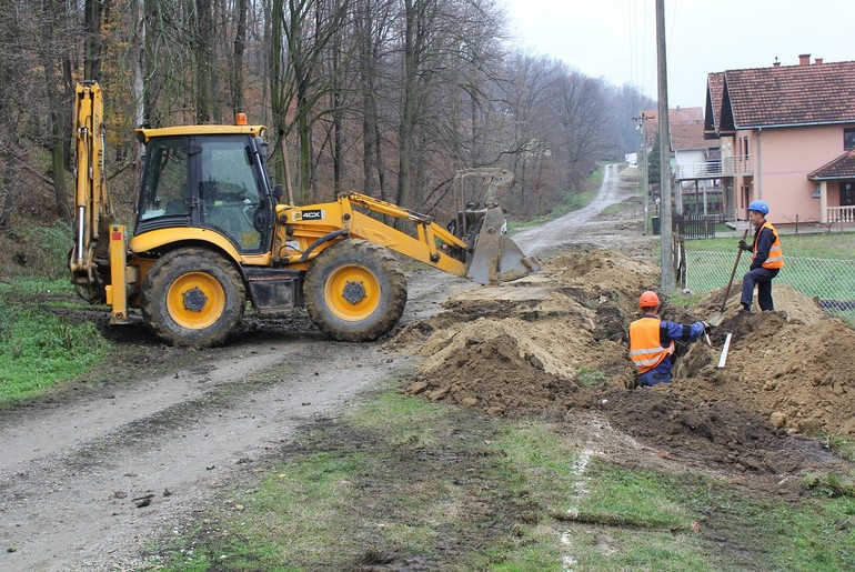 Radovi u ulici Tamnavskih partizana (foto: Milovan Milovanović)