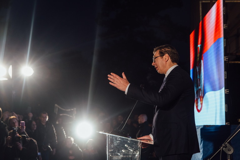 Aleksandar Vučić (ilustracija) (foto: Đorđe Đoković)